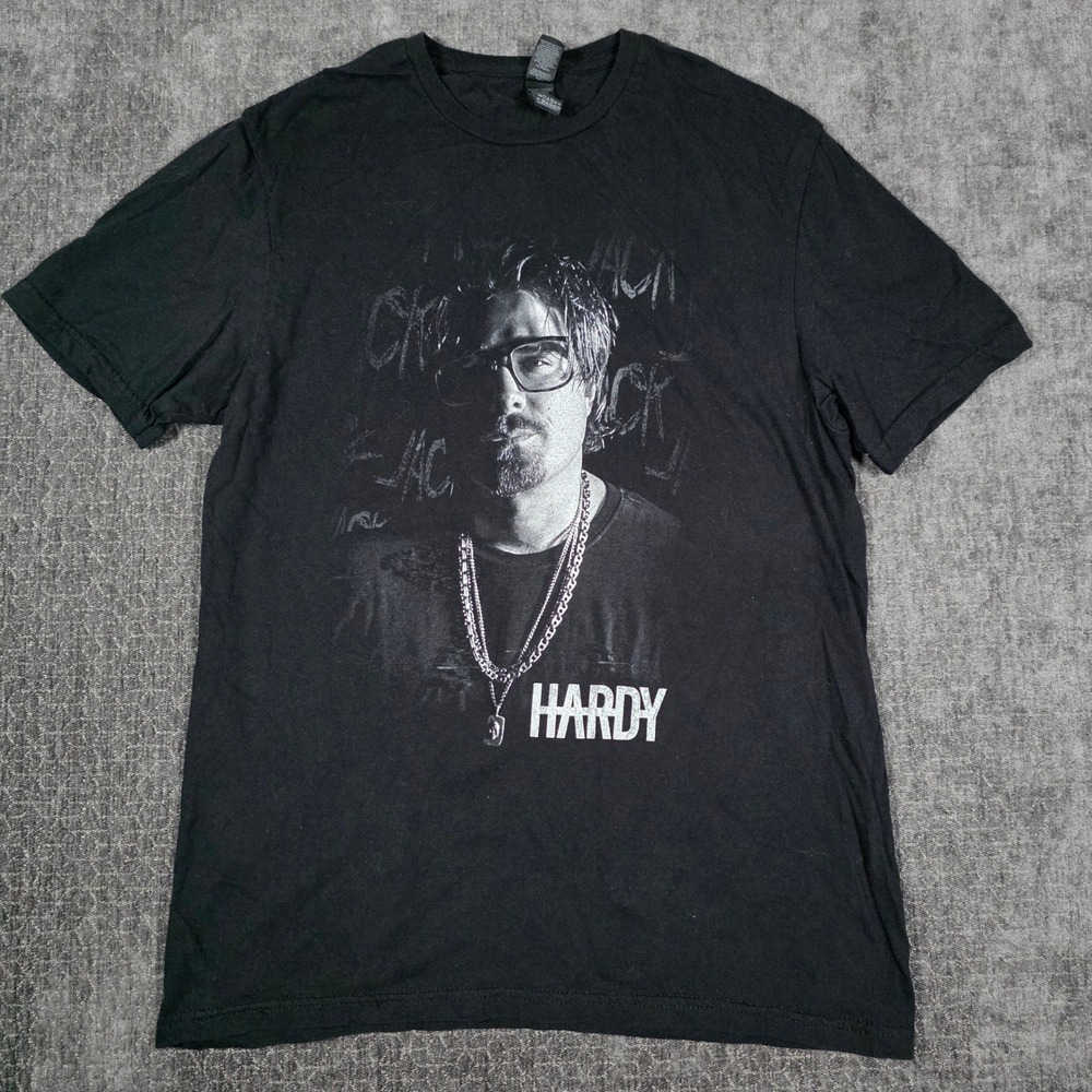 Hardy Country Music Graphic T-Shirt Mens Medium Black By The Way My Name Is M